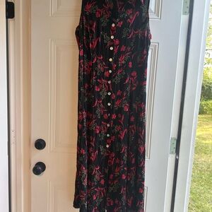 Elegant Floral A-Line Skirt